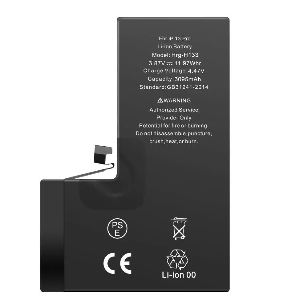 Batterie de remplacement pour iPhone 13 Pro - mAh 3095 Qualité Premium Batterie de remplacement pour iPhone 13 Pro - mAh 3095 Qualité Premium